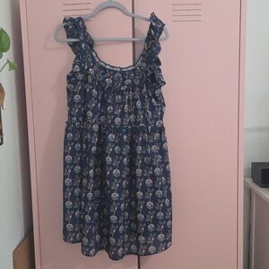 Wish list blue babydoll dress